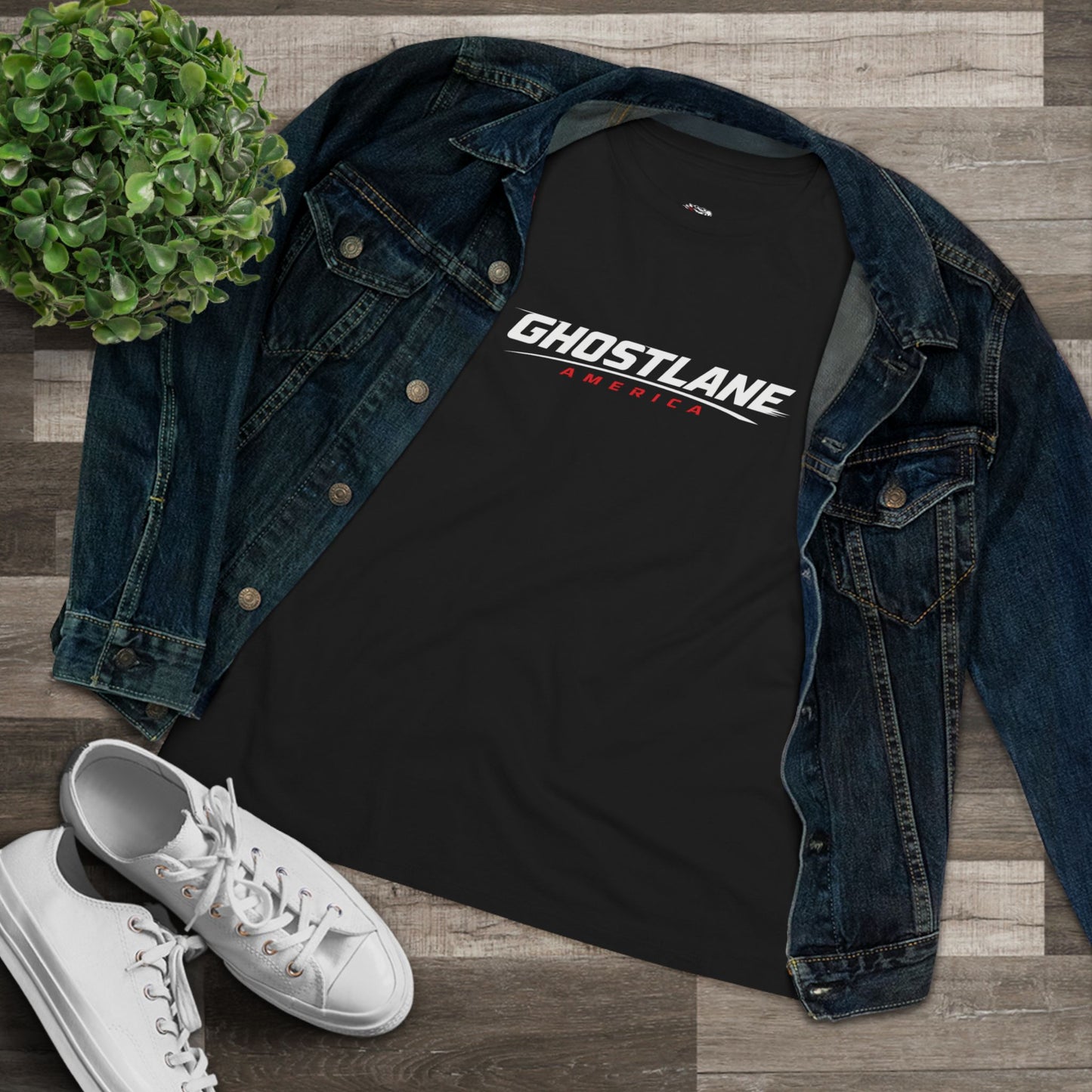 Women's Tee — Ghostlane America Minimalist Logo Shirt