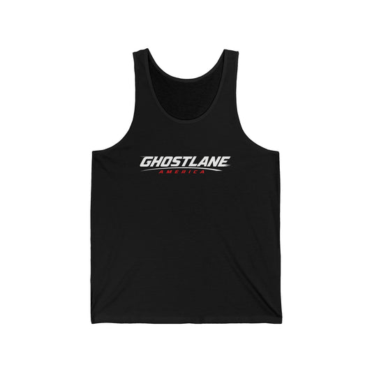 Ghostlane Motors Tank Top — Racing Logo Athletic Jersey Tank