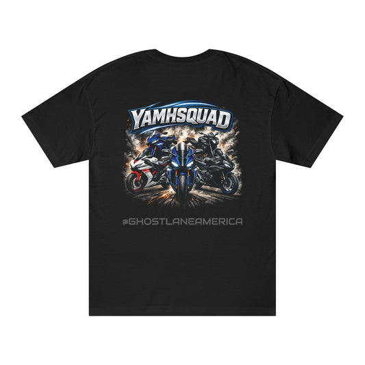 Motorcycle Tee — YAMHSQUAD Ghost Lane America Graphic Shirt